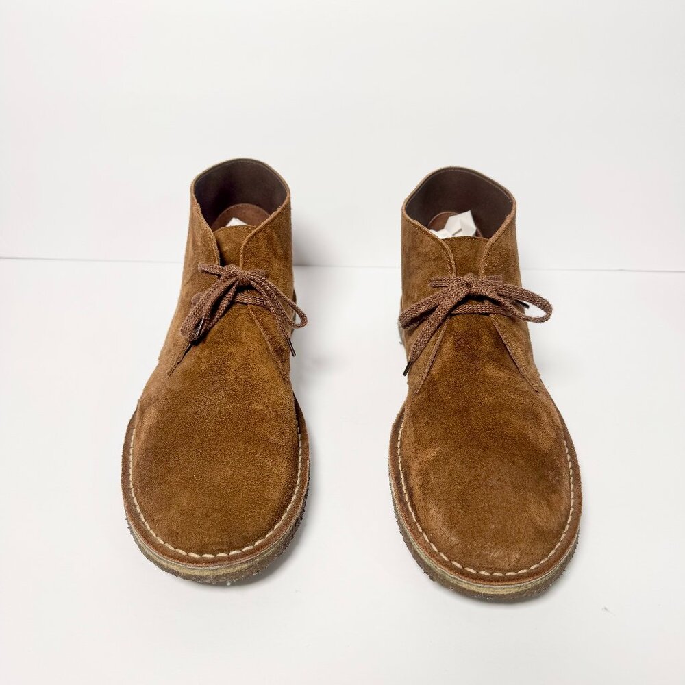 J. Crew Adults' 1990 MacAlister Men's Boots in Brown Italian Suede Sz 12